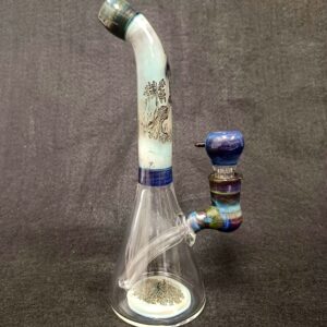 Deranged Lion Glass Worked Printed Beaker