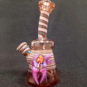 Dynamic Glass Pink Mushroom Rig
