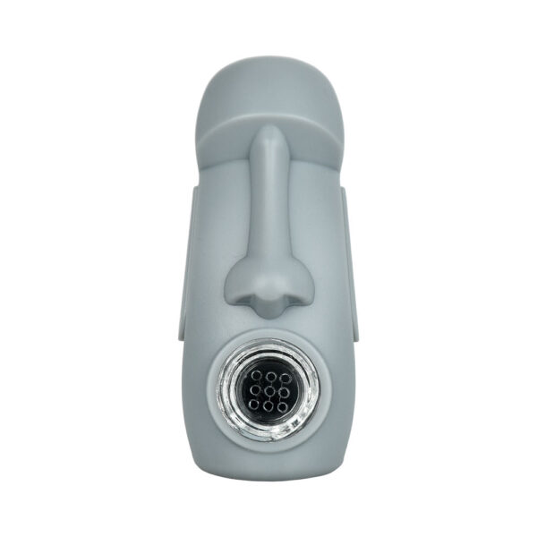 Stoned Head Statue Silicone Hand Pipe | 3.25"