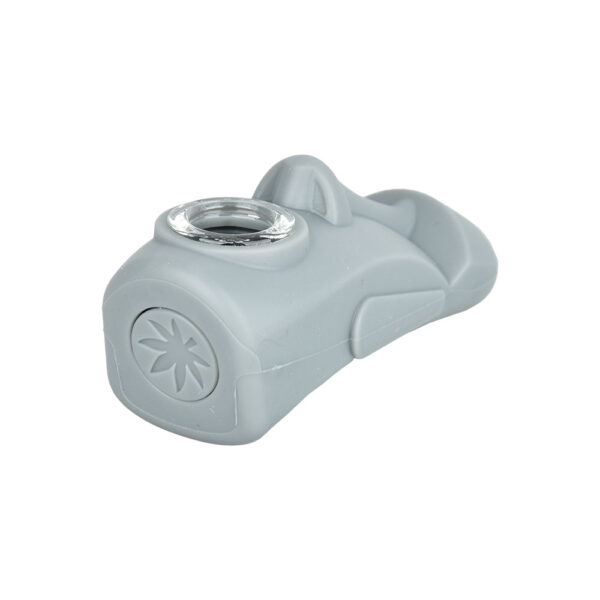 Stoned Head Statue Silicone Hand Pipe | 3.25" - Image 2