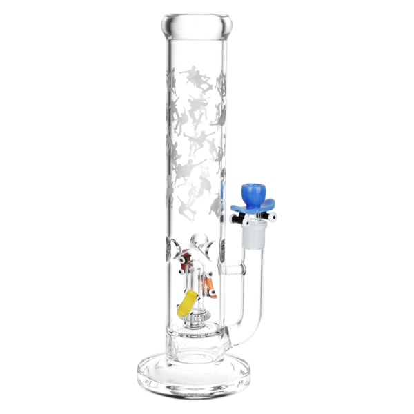 Pulsar Skate or Die Straight Glass Water Pipe