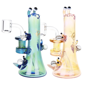 Pulsar Snail Smoochies Glass Dab Rig